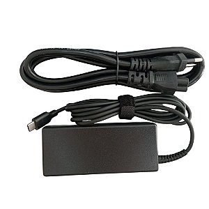 Fonte e Carregador Notebook, 65W, conexão Type-C (Tipo C)