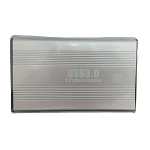 Case Externo USB 3.0 para HD/SSD 2.5" em Metal – Alta Velocidade e Resistência