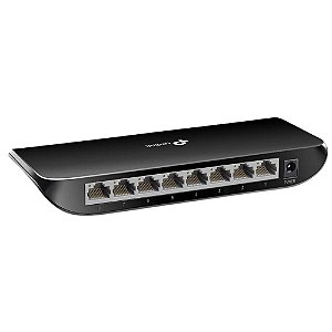 Switch Hub TP-Link TL-SG1008D 8 Portas Gigabit 10/100/1000 Mbps Ethernet