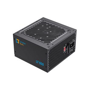 Fonte 500W Atx, Leadertech, Preto LT-500