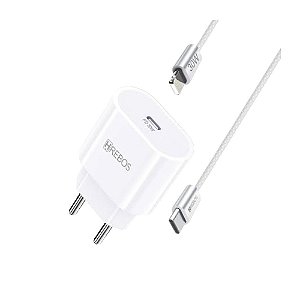 Carregador Hrebos Type-C 30W com Cabo 30W – Compatível com iPhone CRG-364CI