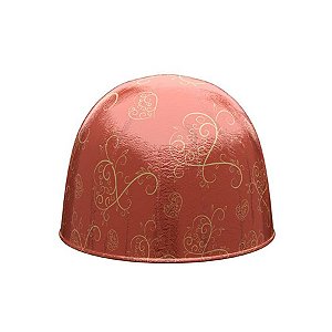 Papel Chumbo 8x7,8cm - Arabesco Marrom - 300 folhas - Regina - Rizzo