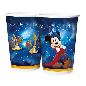 Copo de Papel Festa Festa Mickey Fantasia - 180ml -12 unidades - Regina -
