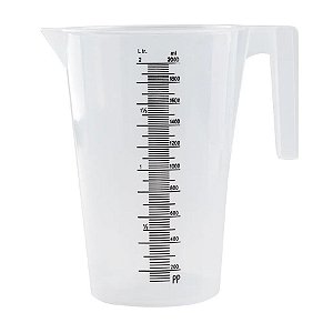 Copo Medidor Sem Tampa - Plástico - 2000 ml - Cromus Linha Profissional Allonsy - 1 unidade - Rizzo