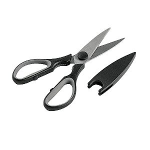 Tesoura Multifuncional C/Capa Protetora - 1 unidade - Cromus Linha Profissional Allonsy - Rizzo