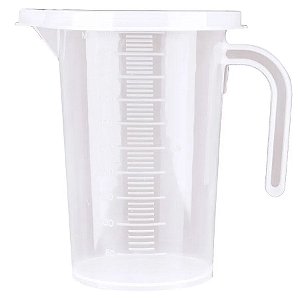 Copo Medidor C/Tampa 500Ml - Plástico  - 1 unidades - Cromus Linha Profissional Allonsy - Rizzo