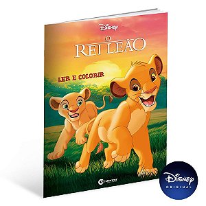 Livro Para Ler e Colorir Rei Leao - 01 Unidade - Culturama