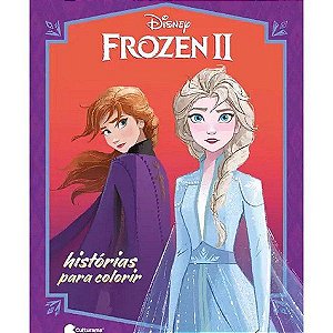 Livro ilustrado Para Colorir - Frozen 2 - 1 unidade - Disney - Rizzo