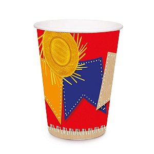 Copo de Papel 240ml - Festança - 8 unidades - Cromus - Rizzo