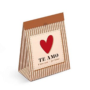 Saco de Papel Para Presentes - L'Amour - 10 unidades - Cromus - Rizzo