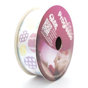 Fita de Cetim 22mm x 10m - Ovos Coloridos de Páscoa ECF005TR Cor 150 - 1 unidade - Fitas Progresso - Rizzo