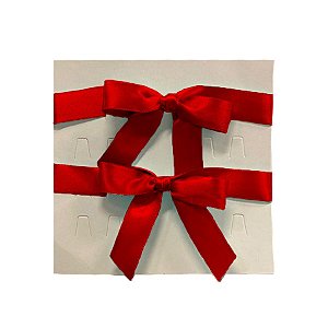 Laço Simples Vermelho - 2 Unidades - 60cm - Fitas Progresso - Rizzo