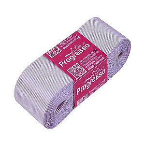 Fita Gorgurão Progresso 38mm nº9 - 10m Cor 084 Prata - 01 unidade