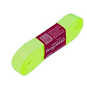 Fita Gorgurão Progresso 15mm nº3 - 10m Cor 280 Verde Cítrico - 01 unidade