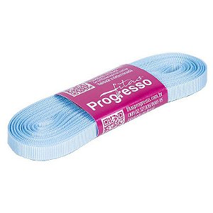 Fita Gorgurão Progresso 7mm nº1 - 10m Cor 212 Azul Bebê - 01 unidade