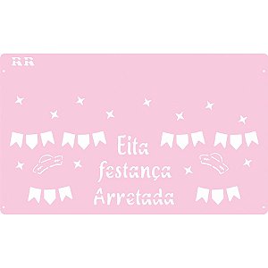 Stencil Festa Junina 1 - Ref. 3029 - 1 unidade - RR Cortadores - Rizzo