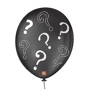 Balão de Festa Látex Decorado - Chá de Revelação 11" 28cm - 25 Unidades - Balões São Roque