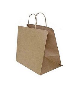 Sacola Delivery Kraft - 28x17x23,5cm - 200 Unidades Ref 5904