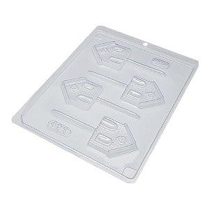 Forma de Acetato Pirulito Casa Cód. 431 BWB
