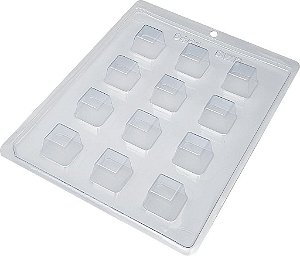Forma de Acetato Bombom Quadrado Médio Cód. 9461 BWB
