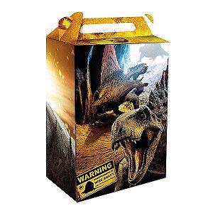 Caixa Surpresa - Festa Jurassic World 3   - 8 unidades - Festcolor - Rizzo