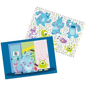 Kit Decorativo Festa Monstros SA - 1 unidade - Festcolor
