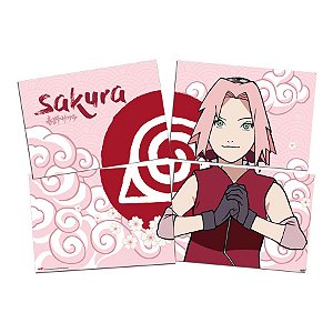Kit Decorativo -  Sakura 4 partes - 1 unidade - FestColor - Rizzo