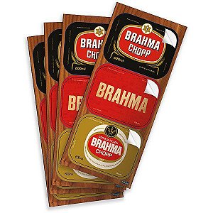 Adesivo Brahma Retangular - 12 Unidades - Festcolor - Rizzo