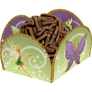 Porta Forminha para Doces Festa Fadas Disney - 40 unidades - FestColor - Rizzo Festas