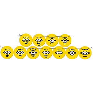 Faixa Decorativa Festa Minions - 01 unidade - Festcolor -  Festas