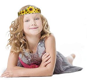 Tiara de Papel 200ml Festa Girassol - 6 unidades - Festcolor -  Festas