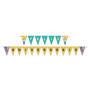 Faixa Feliz Aniversário - Arca De Noé - 1 unidade - Junco - Rizzo