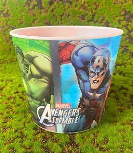 Balde Pipoca de Plástico 3D Festa Vingadores 1L - 1 Unidade - Regina -  Festas
