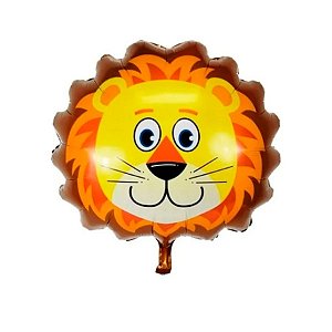 Balão de Festa Metalizado 30" 39,5cm - Leão - 1 unidade - Rizzo