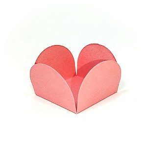 Forminhas para Doces 4 Pétalas Rose - 50 unidades - FunFestas - Rizzo