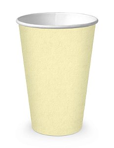 Copo Descartável de Papel Live Colors - Amarelo Candy - 330 ml - 8 cm x  11,5 cm - 8 unidades - Rizzo