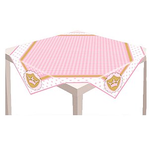Toalha de Mesa para Convidados - Reino Menina - Cromus Festa - 5 unidades - Rizzo