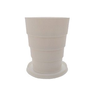 Copo Retrátil Branco 150 ml - 1 unidade - Rizzo