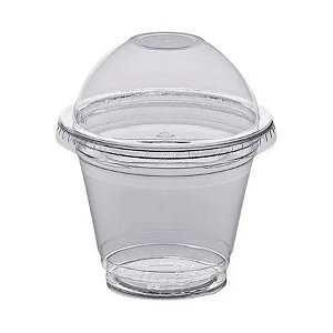 Copo Bolha com Tampa - 266ml - 10 unidades Rizzo