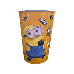 Copo de Plástico Festa Minions Amarelo 320Ml - Plasútil - Rizzo Festas