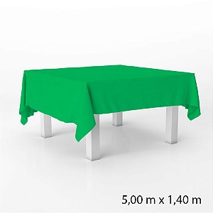 Toalha de Mesa Retangular em TNT - 140 x 500 cm - Verde Escuro - 1 unidade - Best Fest - Rizzo