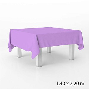 Toalha de Mesa em TNT - 140 x 220 cm - Lilás - 1 unidade - Best Fest -