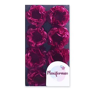 Forminha para Doces Finos - Eva - Seda Marsala 2 - 40 unidades - Maxiformas - Rizzo