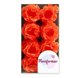 Forminha para Doces Finos - R-82 -  Seda Coral (C072) - 40 unidades - Maxiformas - Rizzo