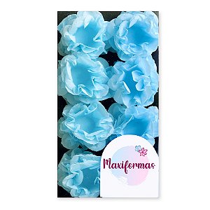 Forminha para Doces Finos - R-82 -  Seda Azul Bebe (C017) - 40 unidades - Maxiformas - Rizzo