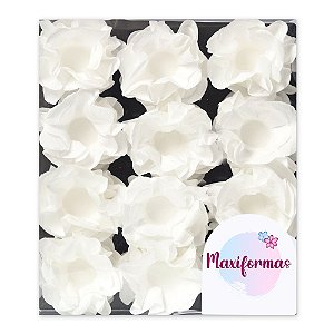 Forminha para Doces Finos - Happy - Monolucido Branco - 50 unidades - Maxiformas - Rizzo
