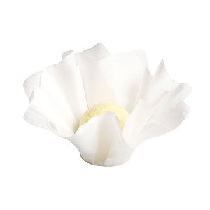 Forminha para Doces Finos - Cheri - Monolucido Branco - 50 unidades - Maxiformas - Rizzo