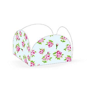 Forminhas para Doces 4 Pétalas Floral Azul 50 unidades NC Toys
