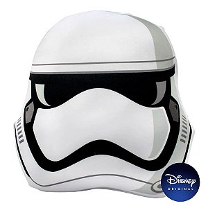 Almofada Microperolas Formato Stormtrooper Star Wars - 35cm - Disney Original - Zona Criativa - 1 Un - Rizzo
