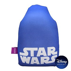 Almofada Microperolas Formato R2D2 Star Wars - 35cm - Disney Original - Zona Criativa - 1 Un - Rizzo